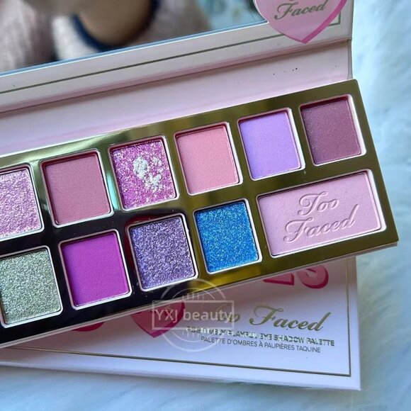 New Boxed Too Faced Pinker Times Ahead Eyeshadow Palette~Full Size~Discontinued - Picture 3 of 5